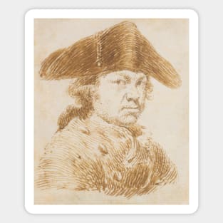 Self-Portrait in a Cocked Hat by Francisco Goya Magnet